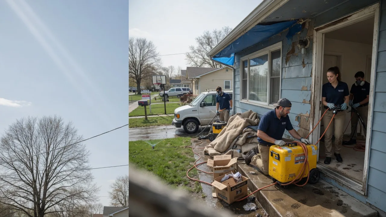 Basement Flood Cleanup in Dongola, IL near me